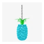 Pineapple Cup with Cap Leaves and Candy Straw 700ml - Image 10
