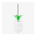 Pineapple Cup with Cap Leaves and Candy Straw 700ml - Image 11