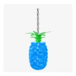 Pineapple Cup with Cap Leaves and Candy Straw 500ml - Image 3