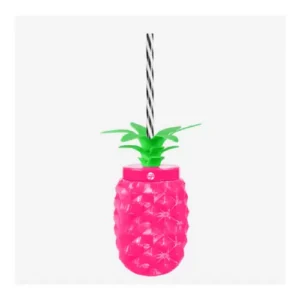 Pineapple Cup with Cap, Leaves and Candy Straw 500ml (5)