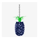Pineapple Cup with Cap Leaves and Candy Straw 500ml - Image 6