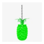 Pineapple Cup with Cap Leaves and Candy Straw 500ml - Image 7