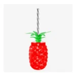 Pineapple Cup with Cap Leaves and Candy Straw 700ml - Image 8