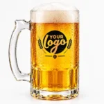 Plastic Beer Mug Clear 500ml